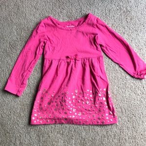 Pink Gold Star Dress